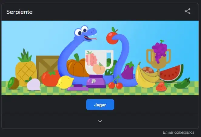 Google Serpiente easter egg